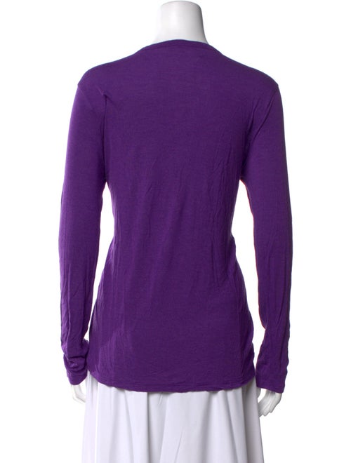 Alexander Wang Scoop Neck Long Sleeve T-Shirt
