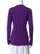 Alexander Wang Scoop Neck Long Sleeve T-Shirt