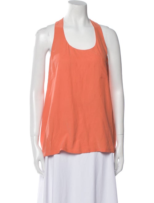 Alexander Wang Silk Scoop Neck Top