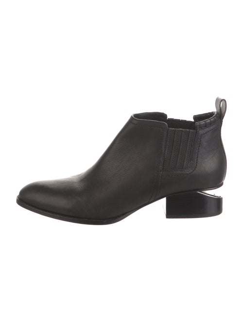 Alexander Wang Leather Whipstitch Trim Chelsea Boots