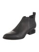 Alexander Wang Leather Whipstitch Trim Chelsea Boots