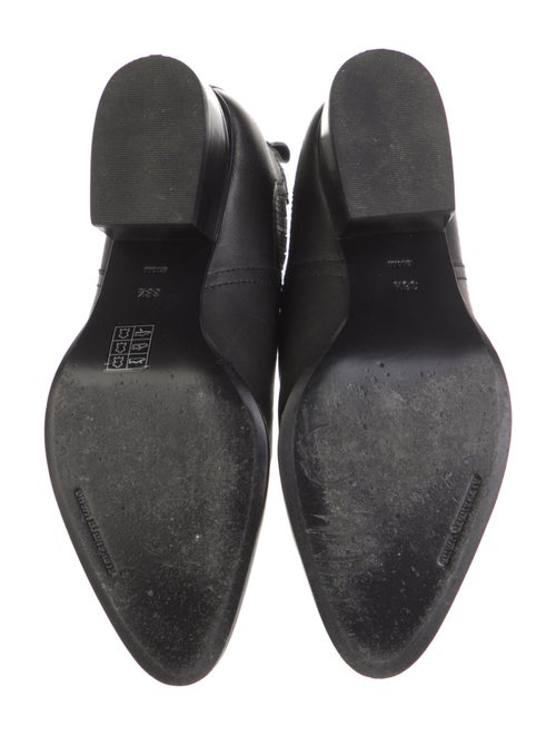 Alexander Wang Leather Whipstitch Trim Chelsea Boots