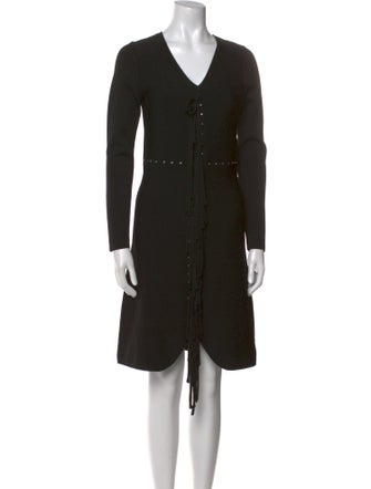 Alexander Wang V-Neck Knee-Length Dress