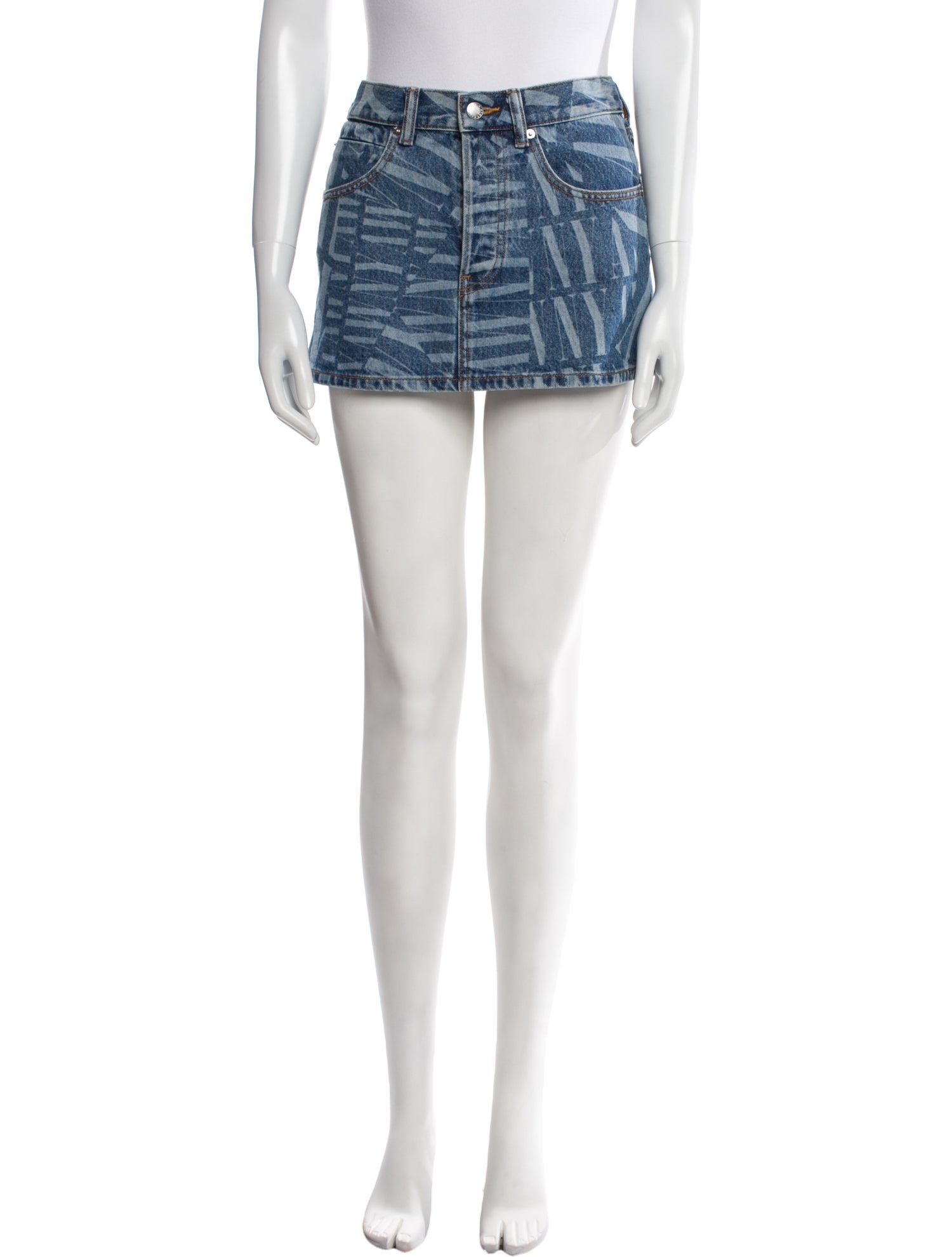 Alexander Wang Printed Mini Skirt