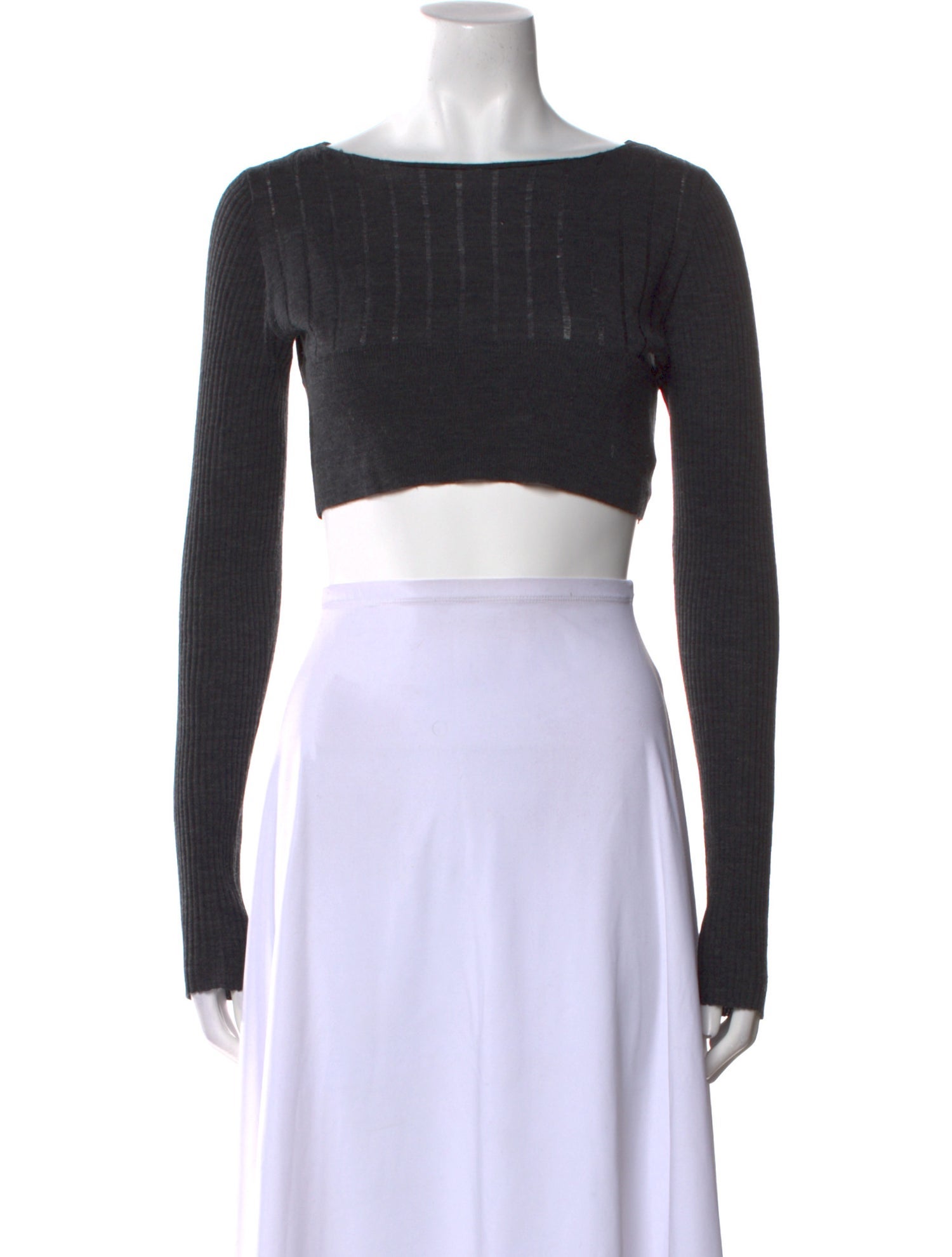 Alexander Wang Wool Bateau Neckline Sweater