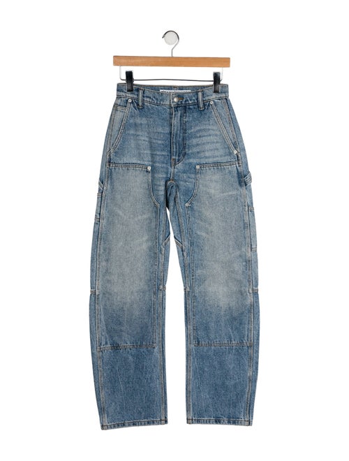 Alexander Wang Mid-Rise Wide Leg Jeans
