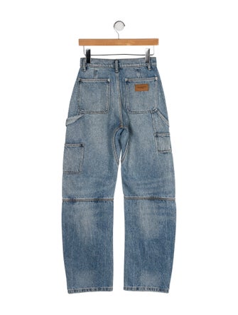 Alexander Wang Mid-Rise Wide Leg Jeans