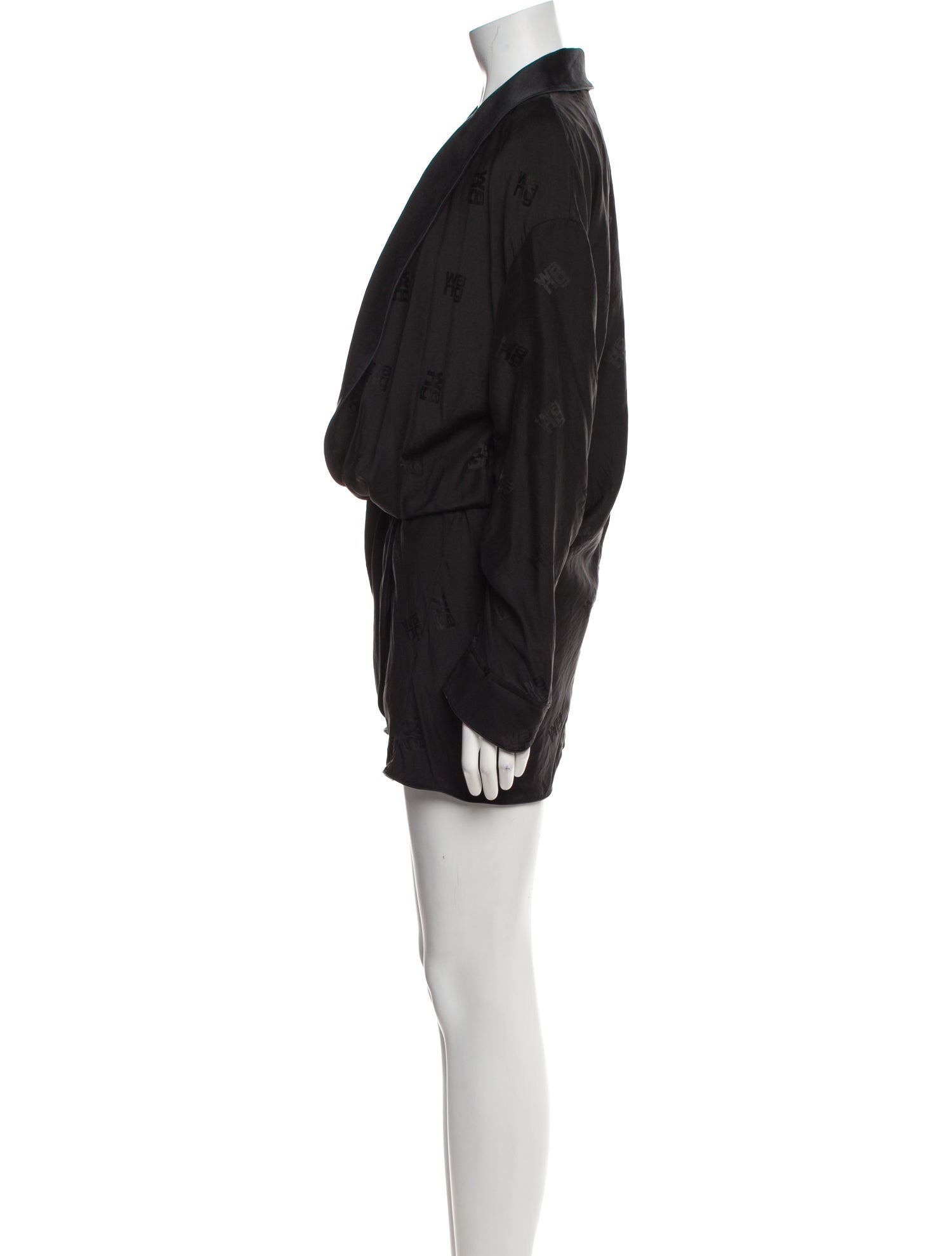 Alexander Wang Silk Pleated Accents Nightgown