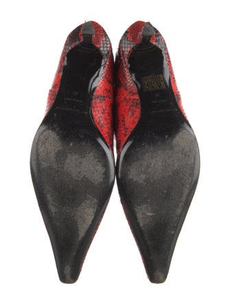 Alexander Wang Python Animal Print Boots