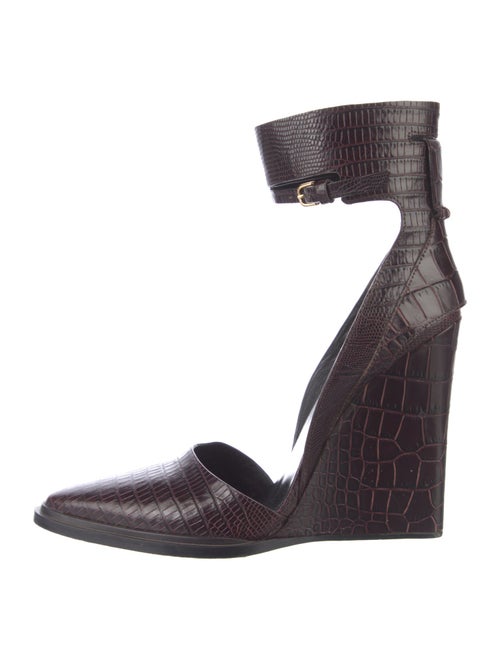 Alexander Wang Alligator D'Orsay Pumps