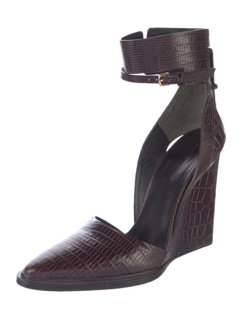 Alexander Wang Alligator D'Orsay Pumps