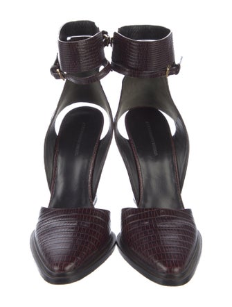 Alexander Wang Alligator D'Orsay Pumps