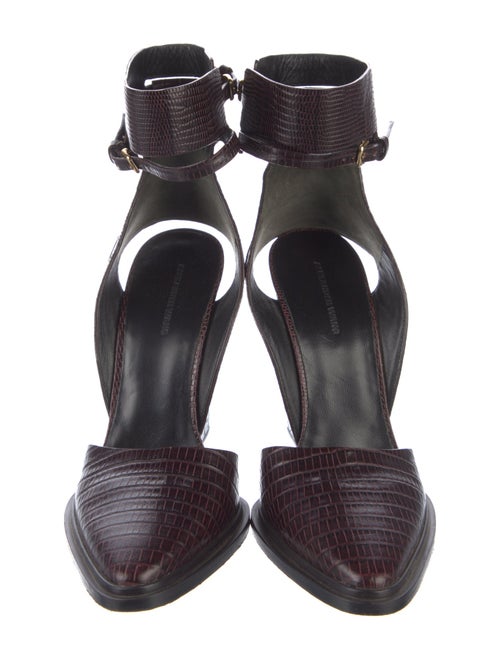 Alexander Wang Alligator D'Orsay Pumps