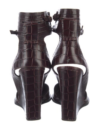 Alexander Wang Alligator D'Orsay Pumps