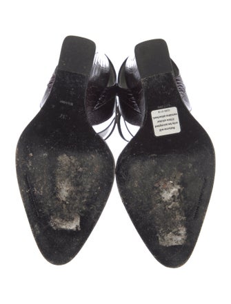 Alexander Wang Alligator D'Orsay Pumps