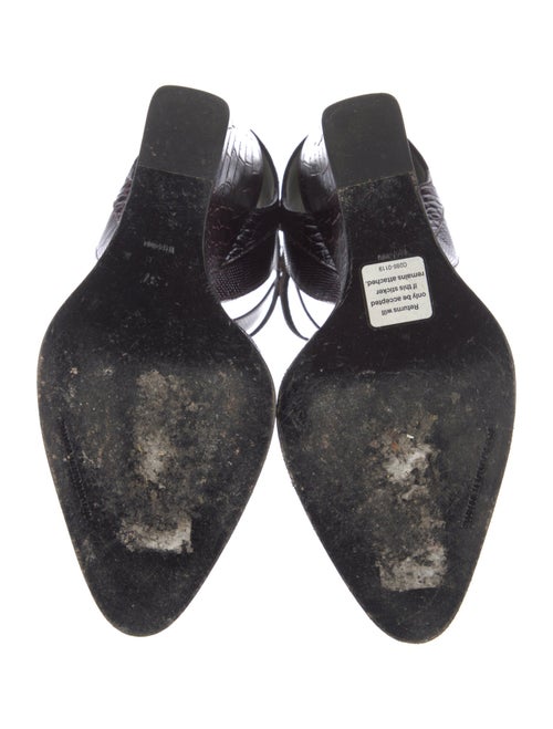 Alexander Wang Alligator D'Orsay Pumps