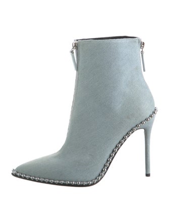 Alexander Wang Denim Printed Boots