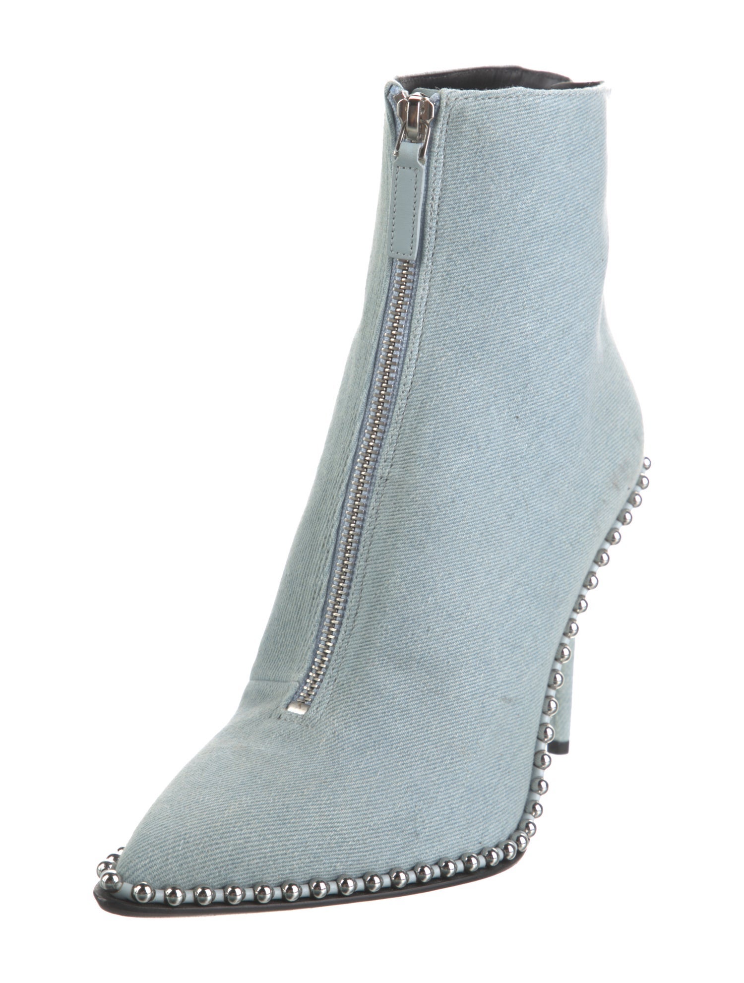 Alexander Wang Denim Printed Boots