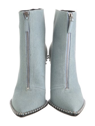 Alexander Wang Denim Printed Boots