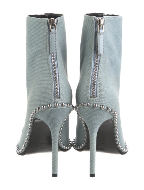 Alexander Wang Denim Printed Boots