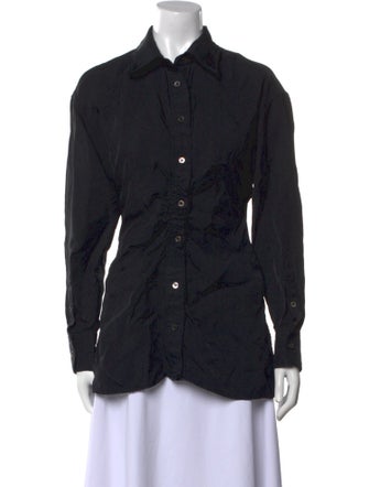 Alexander Wang Long Sleeve Button-Up Top