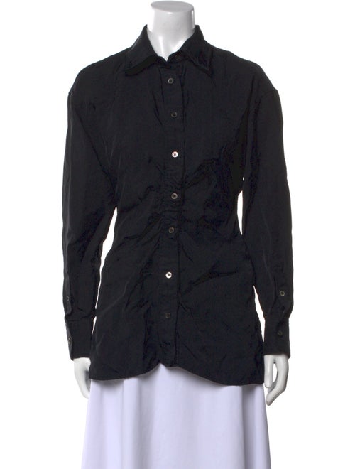 Alexander Wang Long Sleeve Button-Up Top