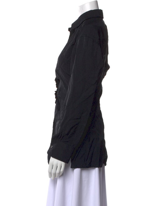 Alexander Wang Long Sleeve Button-Up Top