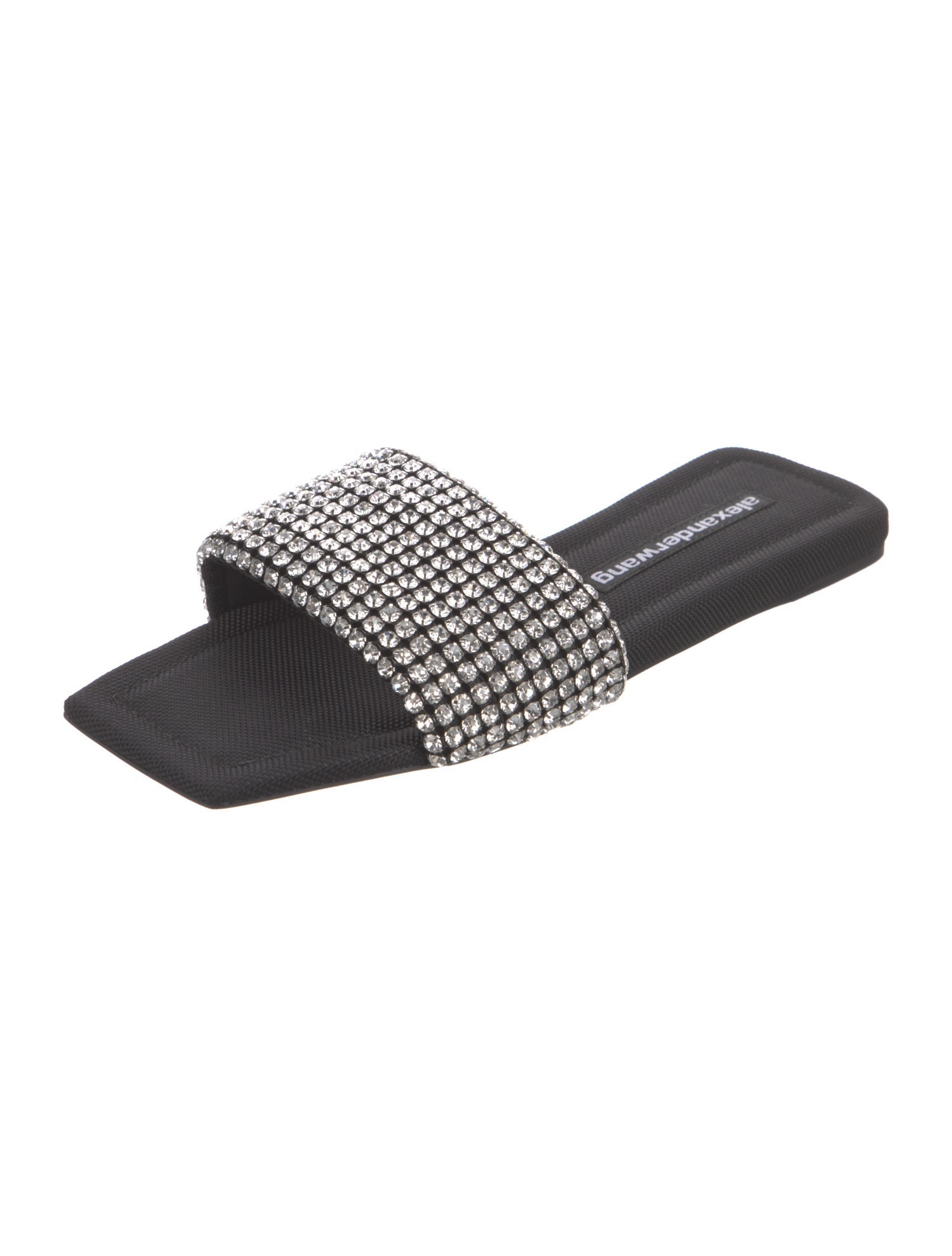 Alexander Wang Crystal Embellishments Slides