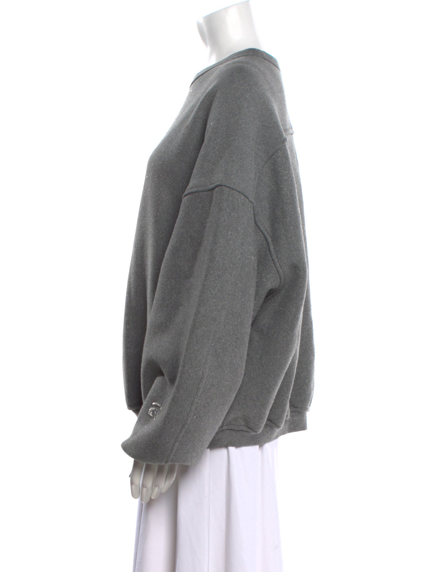 Alexander Wang Crew Neck Long Sleeve Sweatshirt