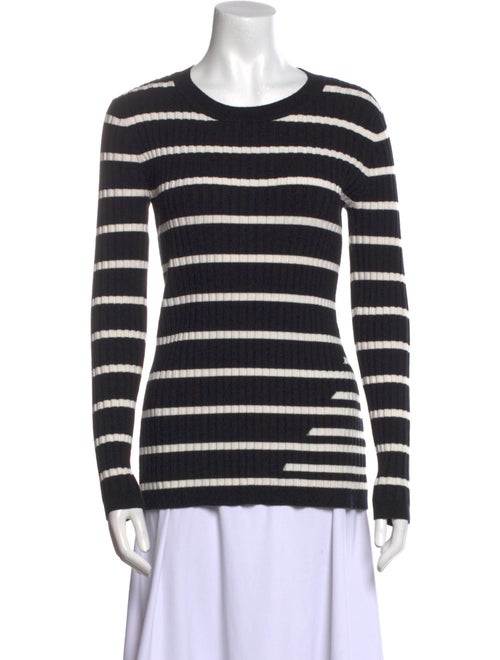 Alexander Wang Striped Crew Neck Sweatshirt