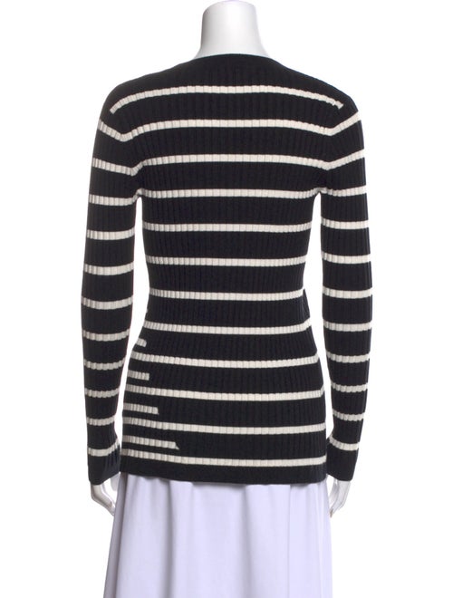 Alexander Wang Striped Crew Neck Sweatshirt