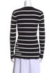 Alexander Wang Striped Crew Neck Sweatshirt