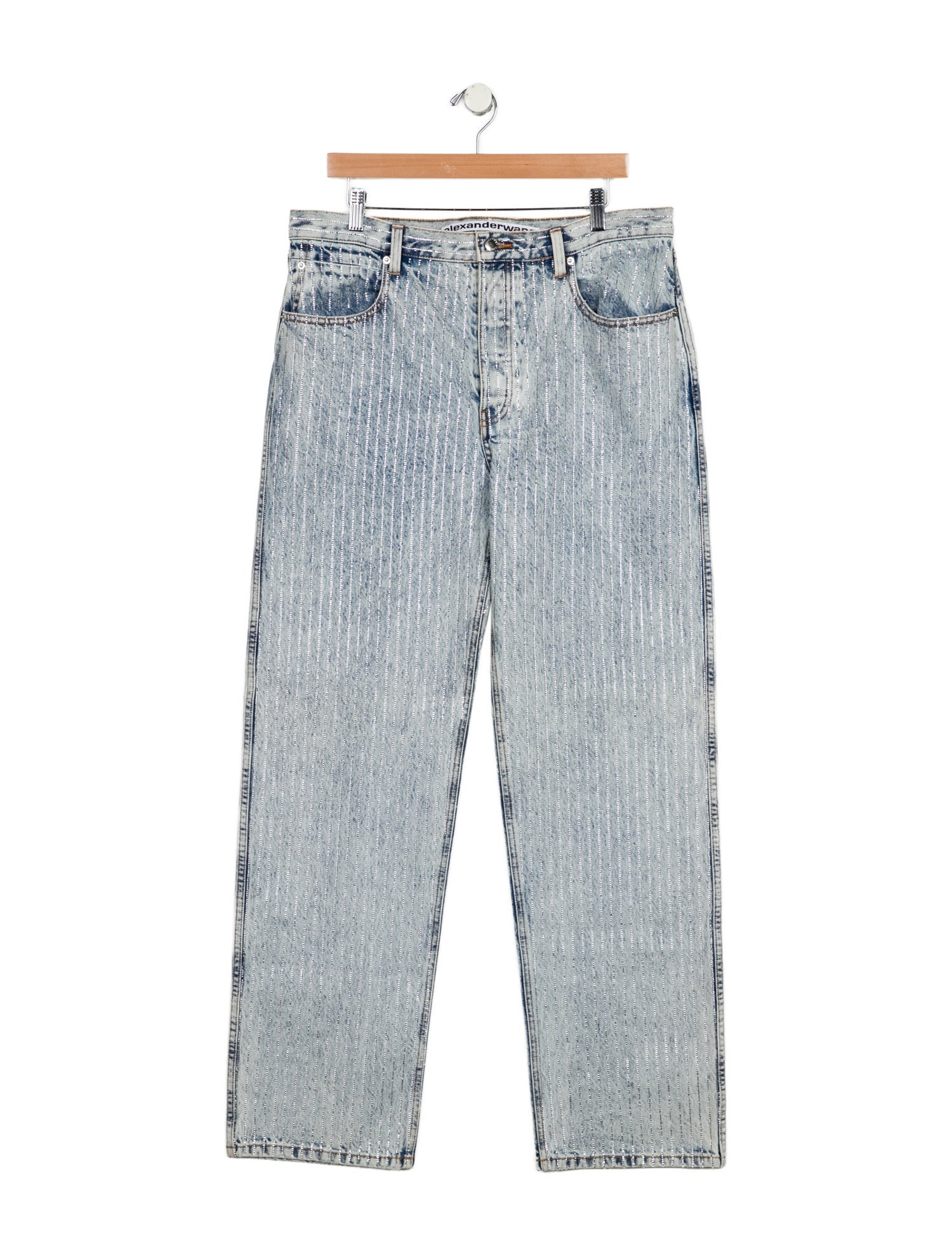 Alexander Wang High-Rise Wide Leg Jeans