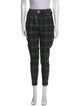 Alexander Wang Plaid Print Skinny Leg Pants