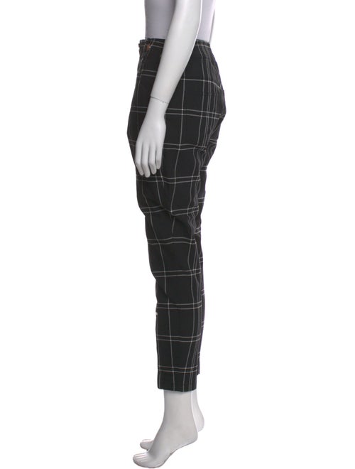 Alexander Wang Plaid Print Skinny Leg Pants