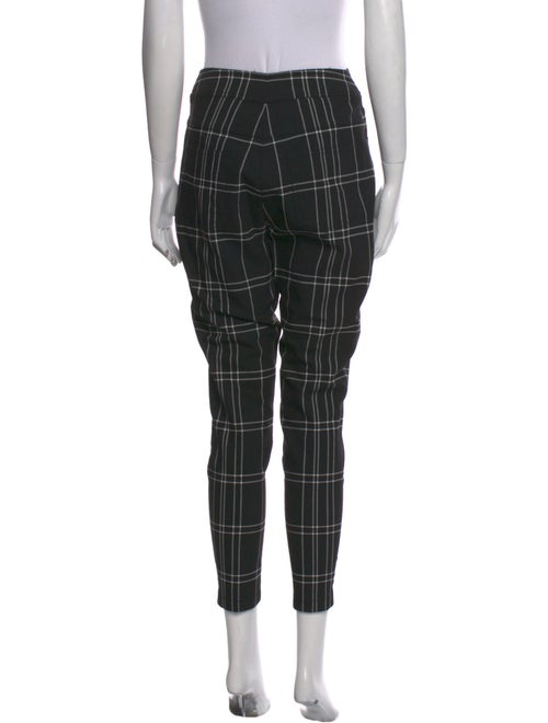Alexander Wang Plaid Print Skinny Leg Pants