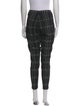 Alexander Wang Plaid Print Skinny Leg Pants