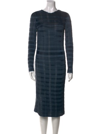 Alexander Wang Striped Midi Length Dress