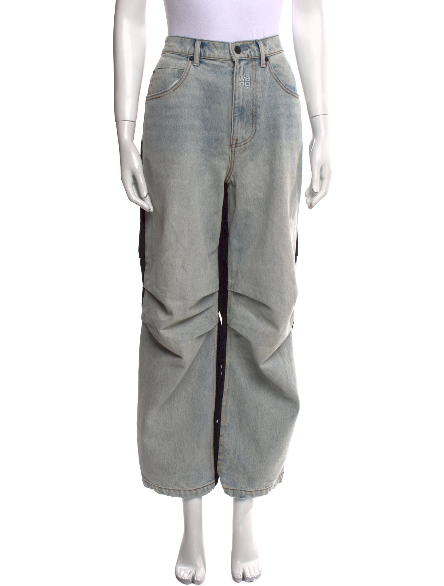 Alexander Wang High-Rise Straight Leg Jeans