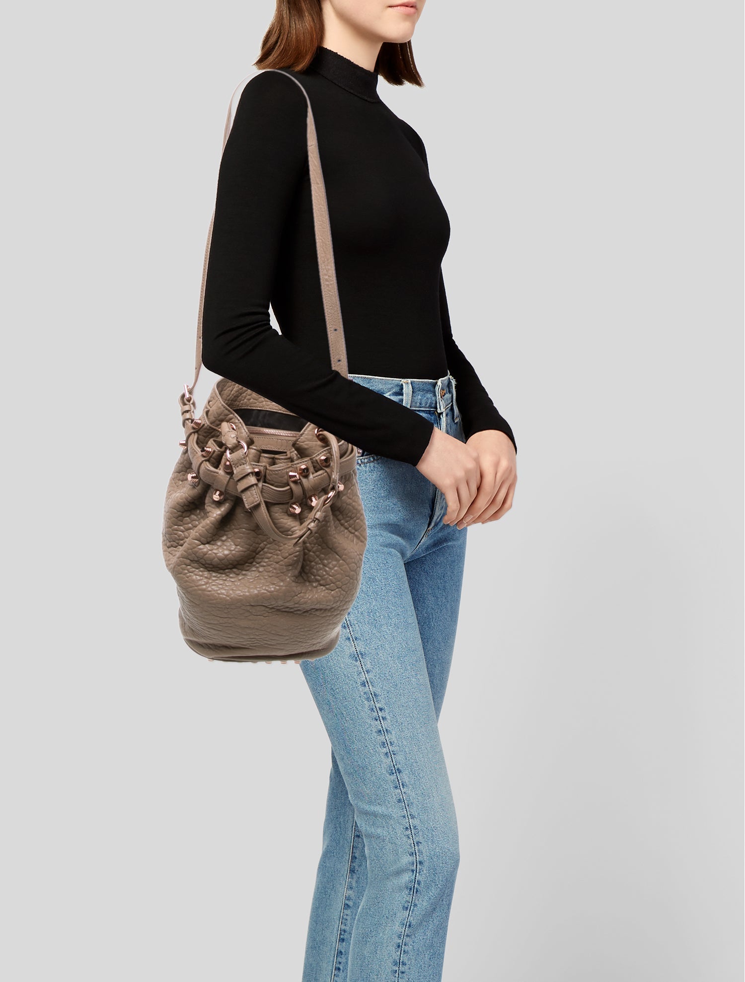 Alexander Wang Leather Bucket Bag