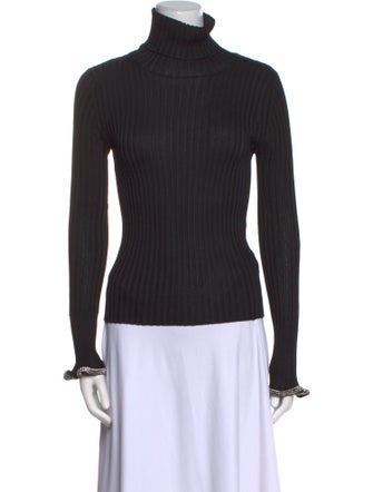Alexander Wang Turtleneck Long Sleeve Top
