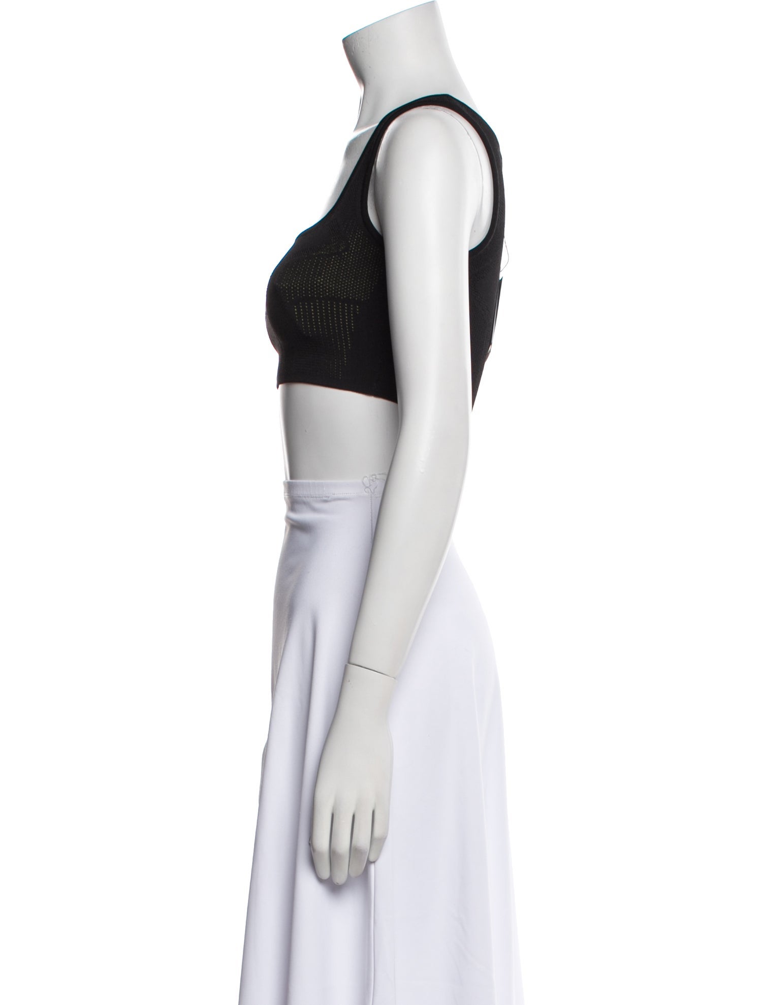 Alexander Wang Square Neckline Sleeveless Crop Top w/ Tags
