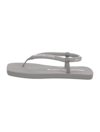 Alexander Wang Rubber Flip Flops