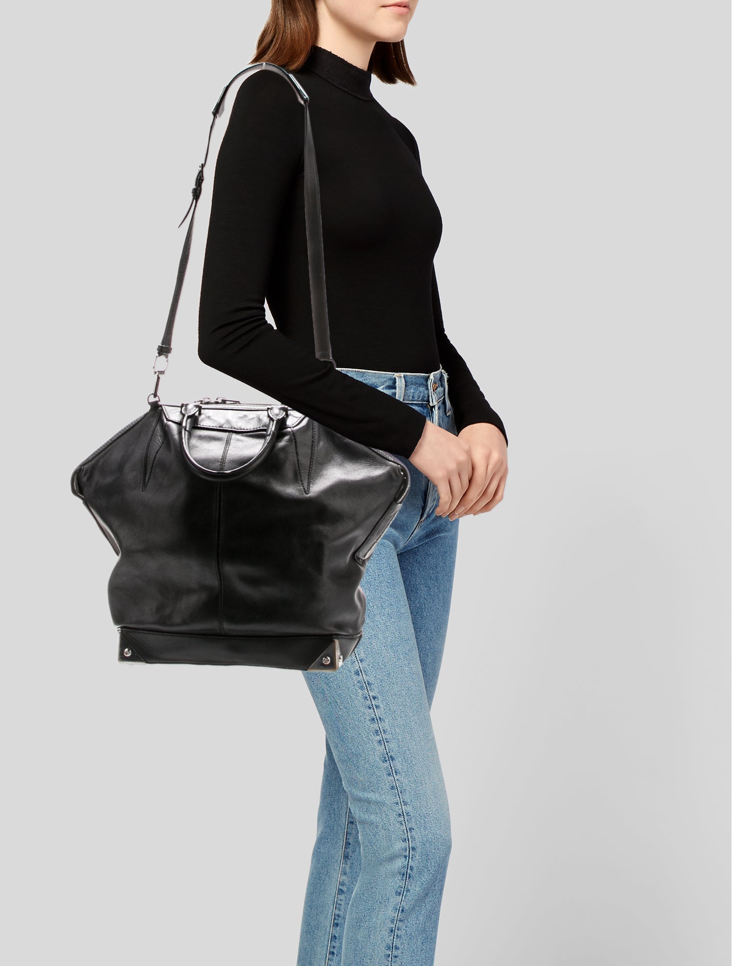 Alexander Wang Leather Top Handle Bag