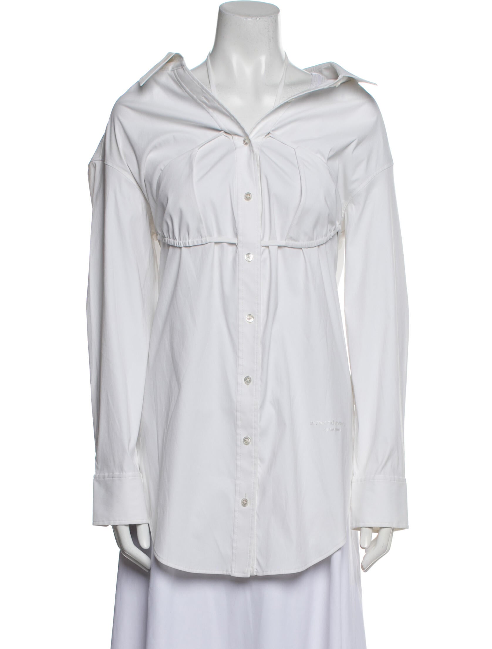 Alexander Wang Long Sleeve Button-Up Top
