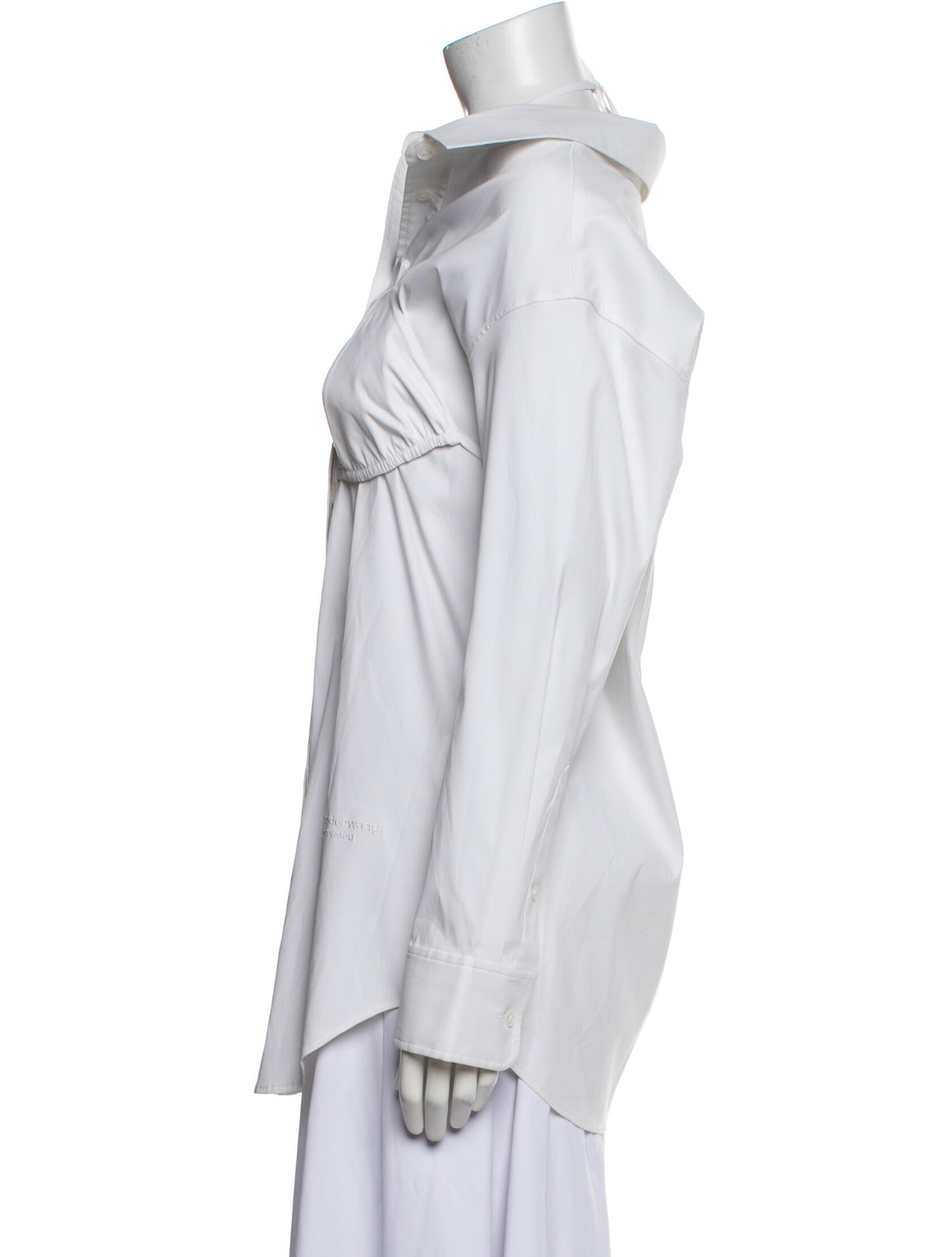 Alexander Wang Long Sleeve Button-Up Top