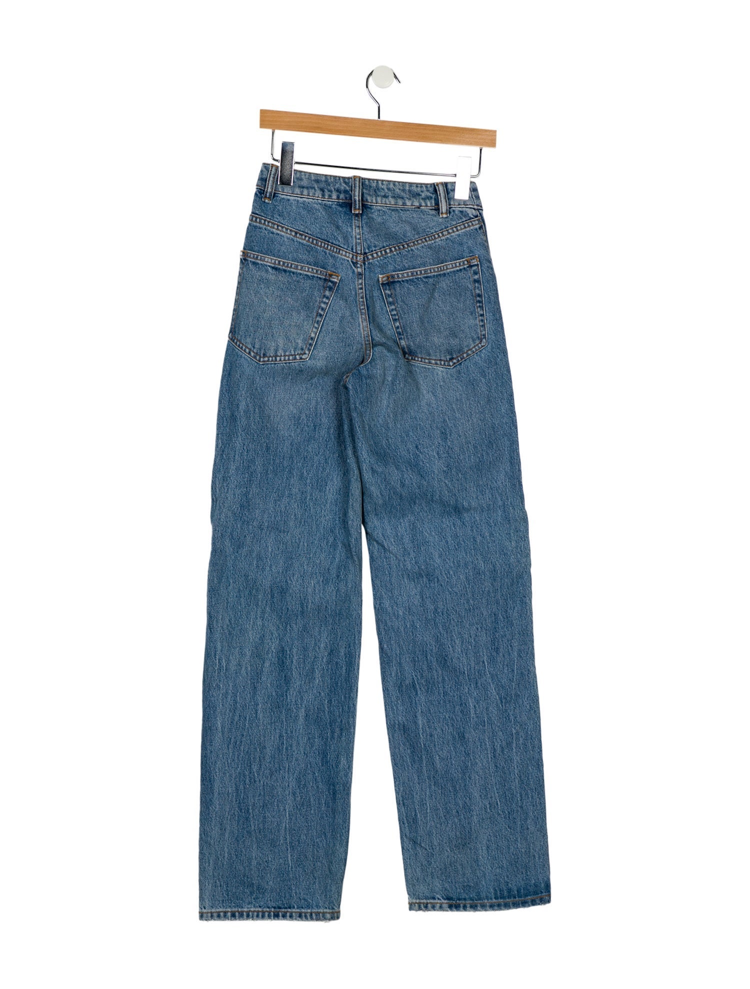 Alexander Wang Mid-Rise Wide Leg Jeans