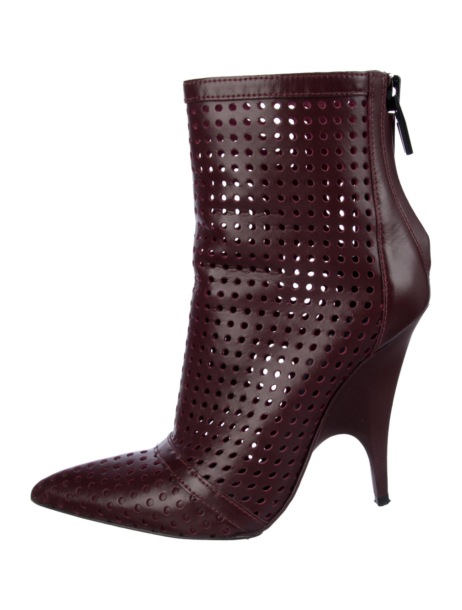Alexander Wang Leather Lasercut Accents Boots