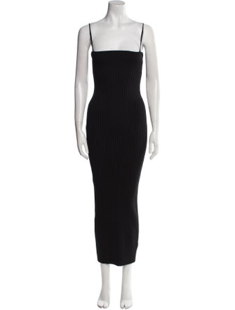 Alexander Wang Square Neckline Midi Length Dress