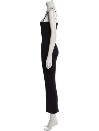 Alexander Wang Square Neckline Midi Length Dress